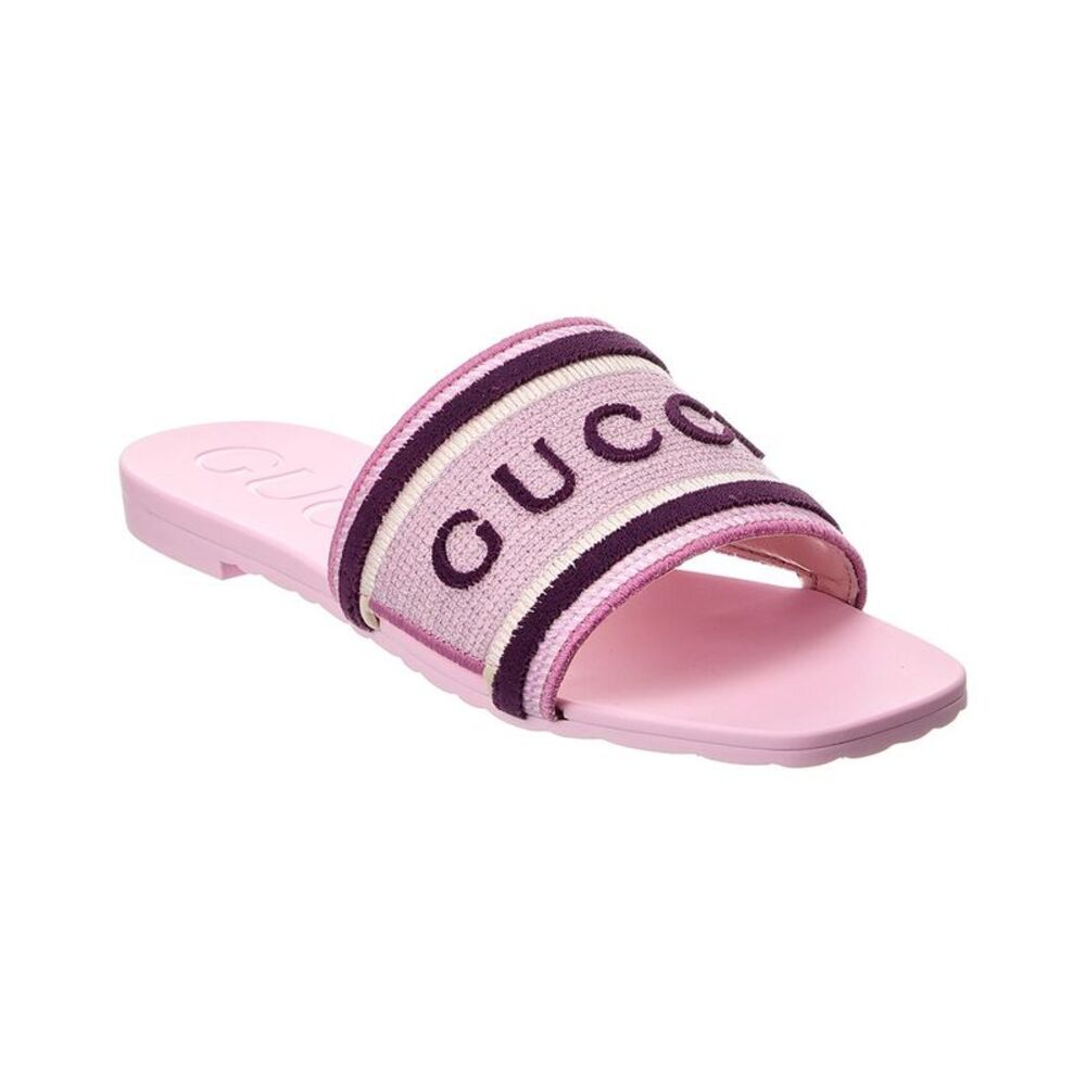 Gucci Luna Leather Sandal, Pink